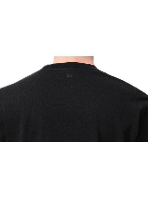 Ami de Coeur t-shirt organic cotton jersey nero Ami Paris | BFUTS035.724001 BLACK